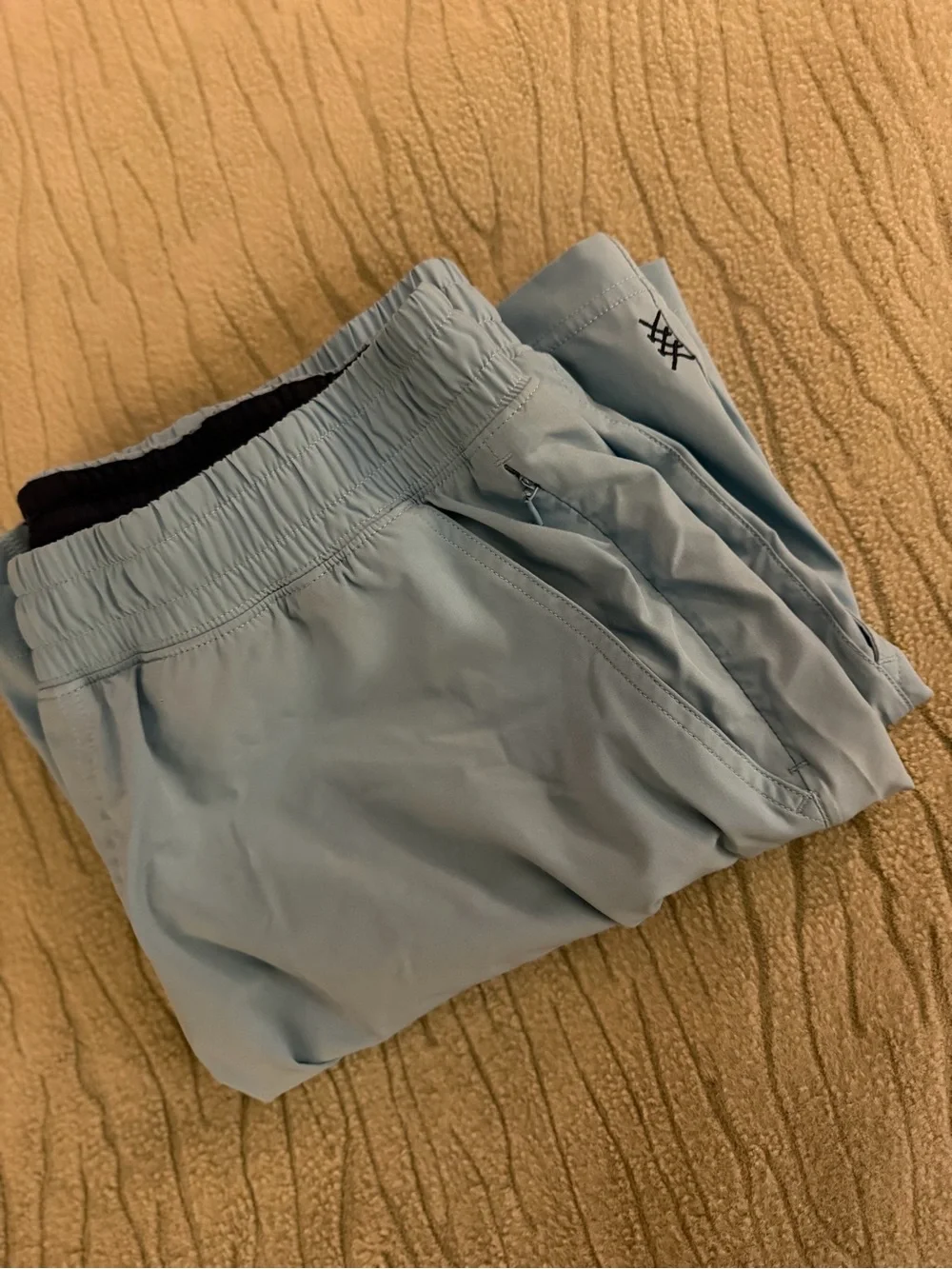 RHONE Men's Athletic Shorts - Light Gray large